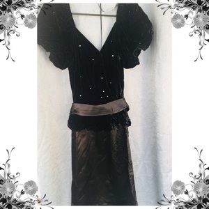 Gorgeous 30s revival vintage dress!!!!!!